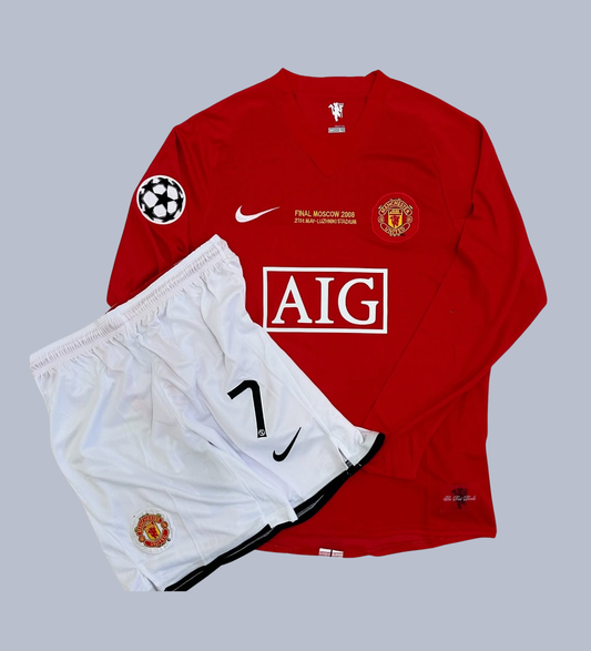Ronaldo Manchester 2008 para niño (Short + Playera)