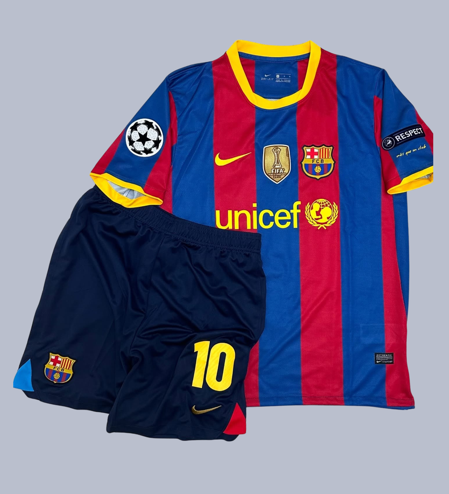Messi Barcelona 11-12 para niño (Short + Playera)