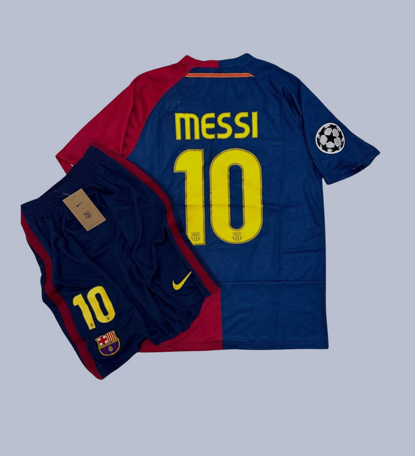 Messi Barcelona 2009 final para niño (Short + Playera)