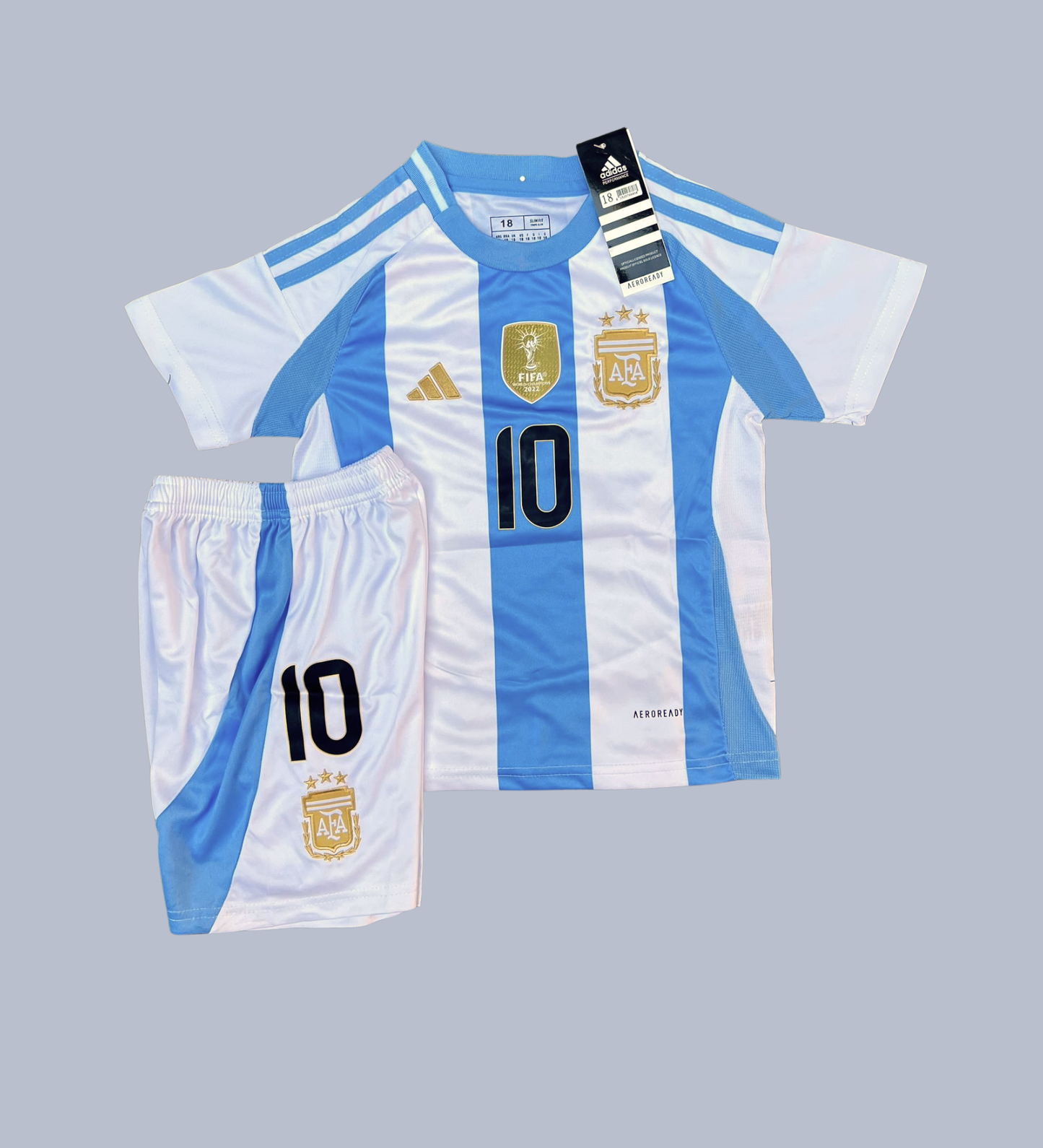 Messi Argentina 2024 para niño (Short + Playera)