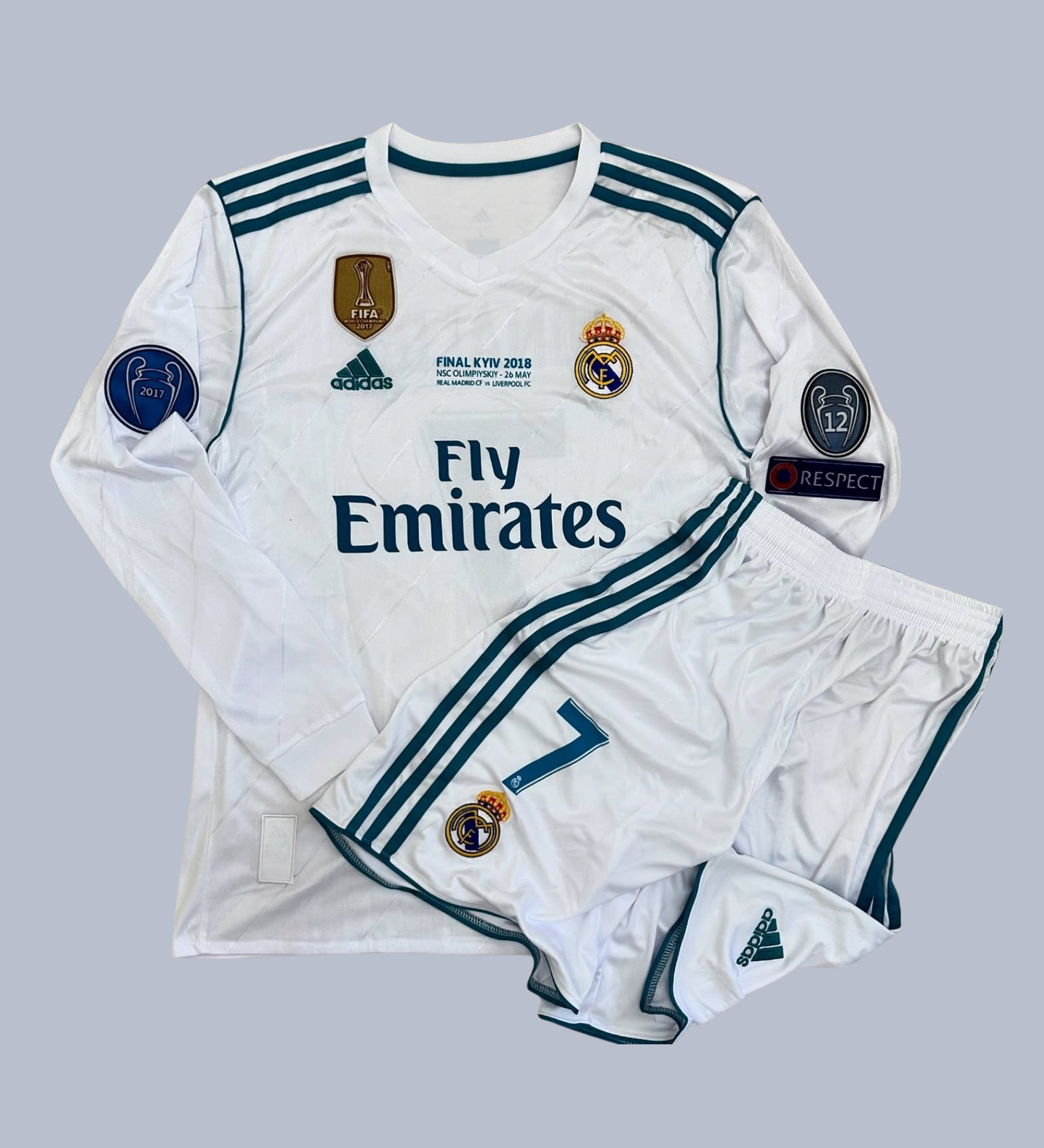 Ronaldo Real Madrid 2018 local para niño (Short + Playera)