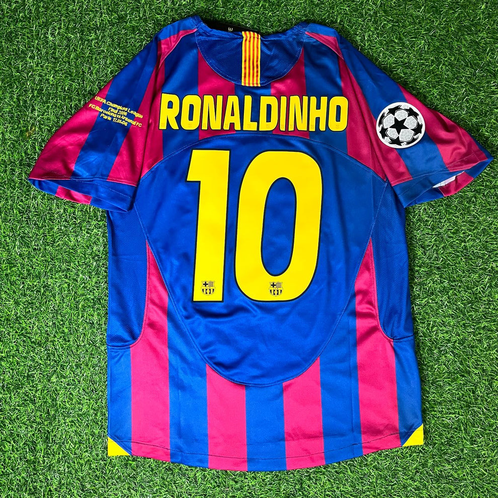 Ronaldinho 10 Barcelona 2006 Final - Calidad premium