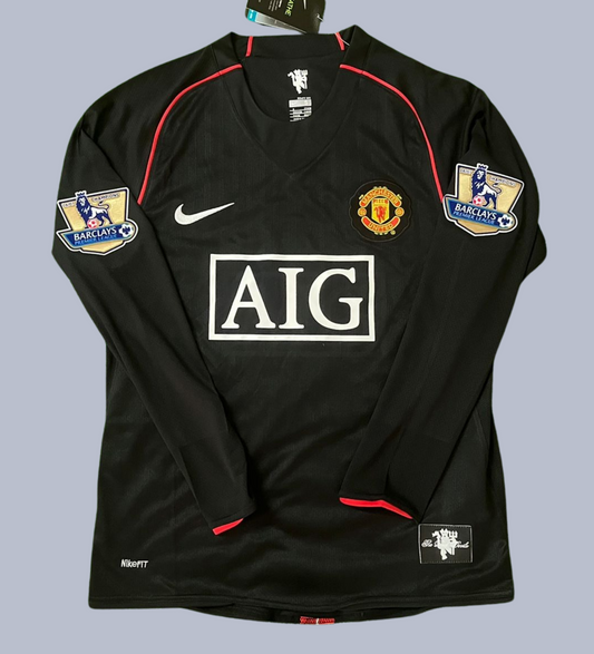 Cristiano Ronaldo Manchester united 2008 negra - Calidad premium