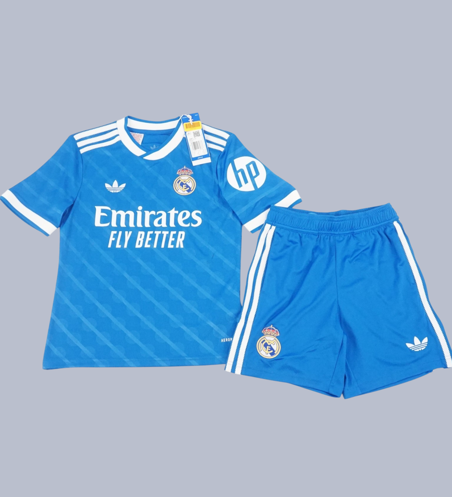Real Madrid 25-26 tercer jersey para niño (Short + Playera)