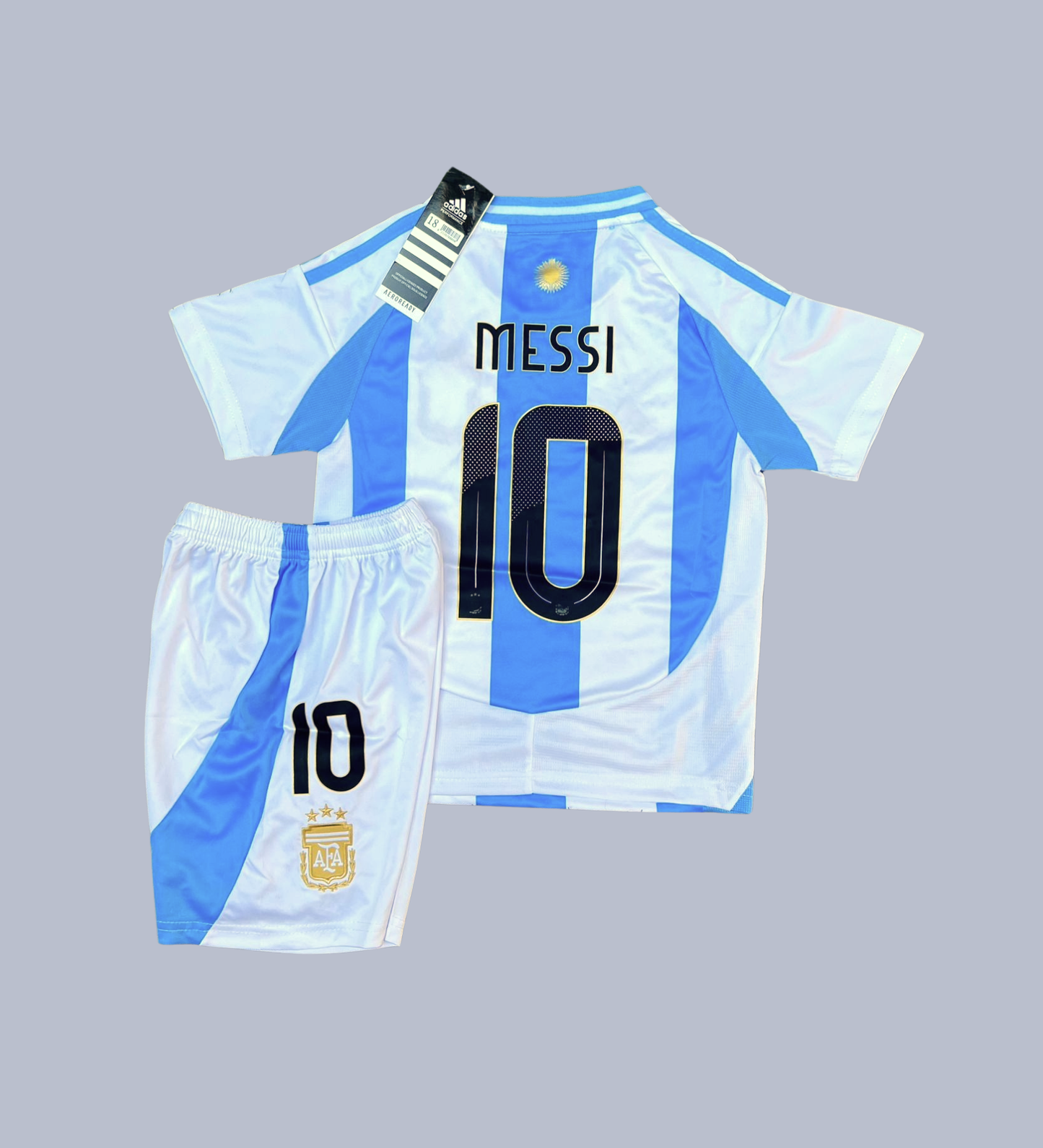Messi Argentina 2024 para niño (Short + Playera)
