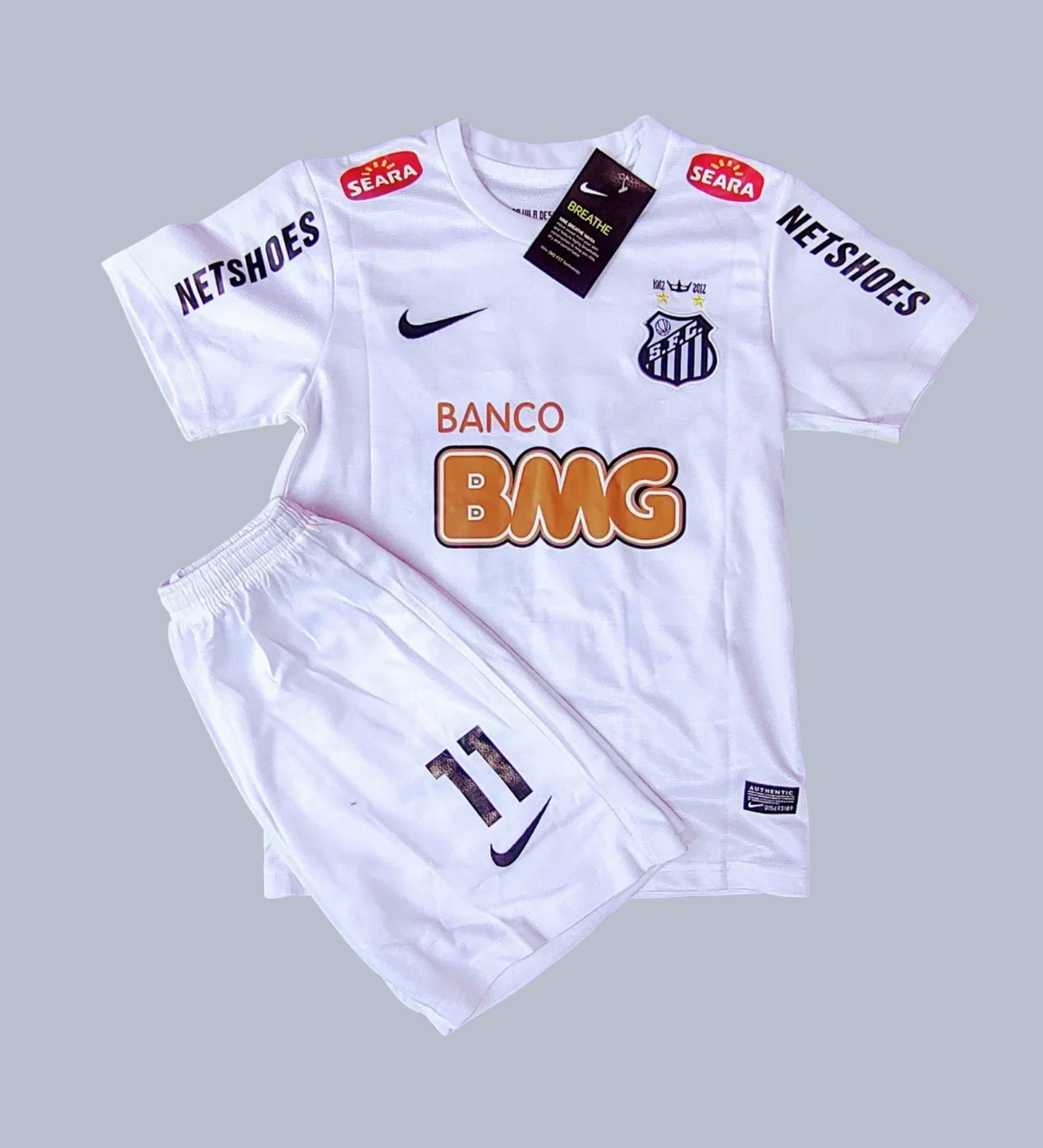 Neymar Santos 11-12 para niño (Short + Playera)