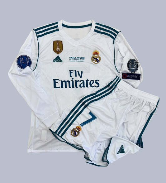 Ronaldo Real Madrid 2018 local para niño (Short + Playera)