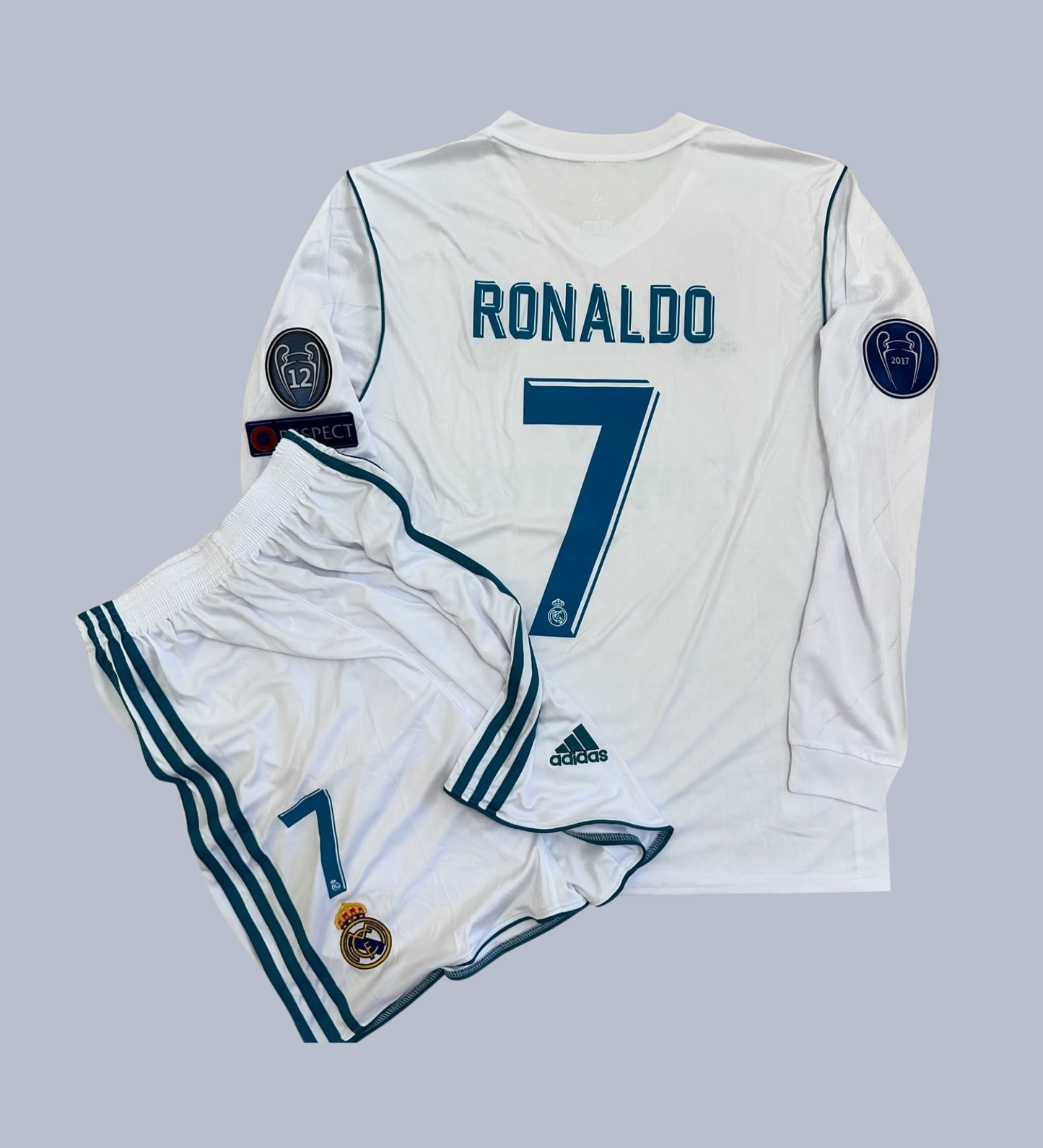 Ronaldo Real Madrid 2018 local para niño (Short + Playera)