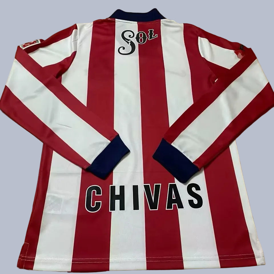Chivas (Guadalajara) 96-97 manga larga - Calidad premium