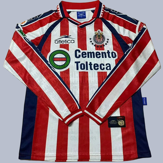Chivas (Guadalajara) 99-00 manga larga - Calidad premium