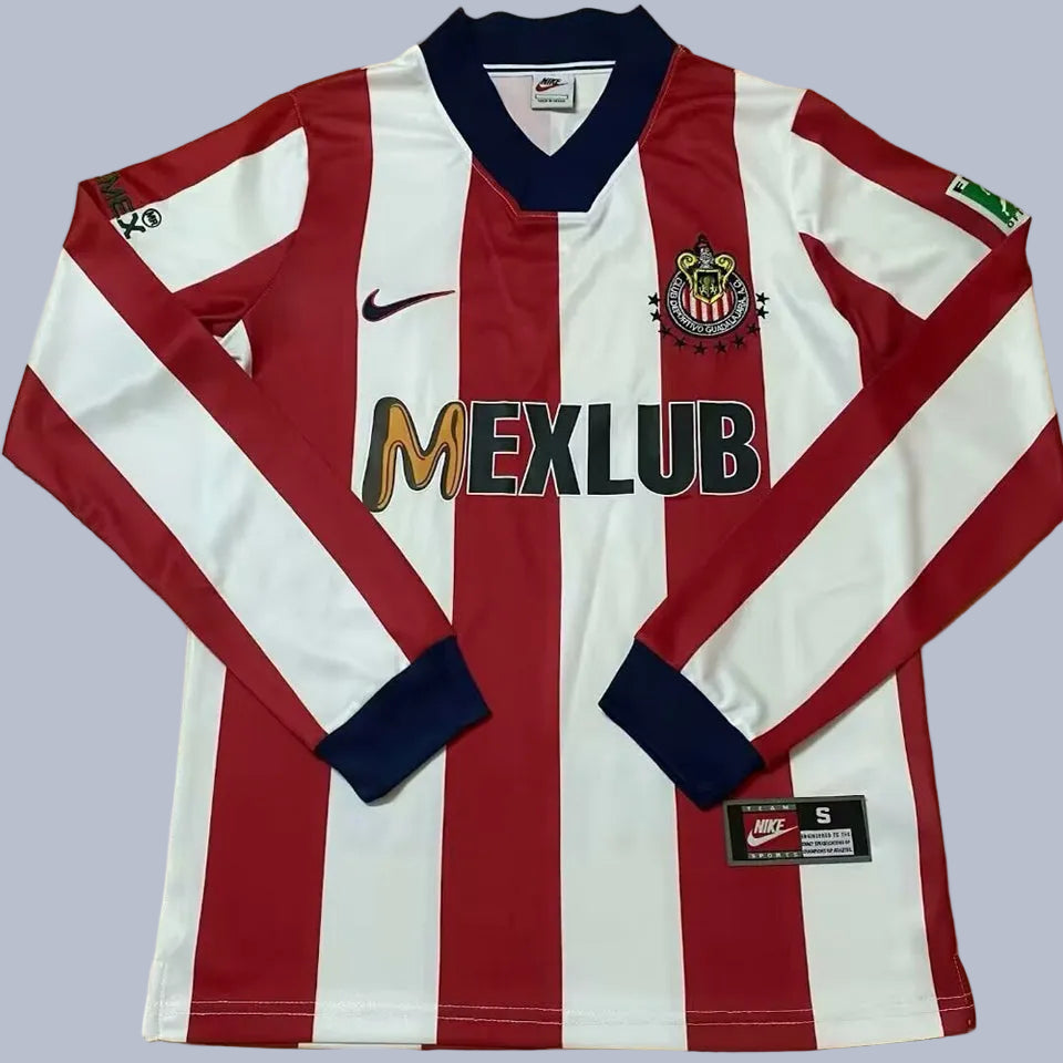 Chivas (Guadalajara) 96-97 manga larga - Calidad premium