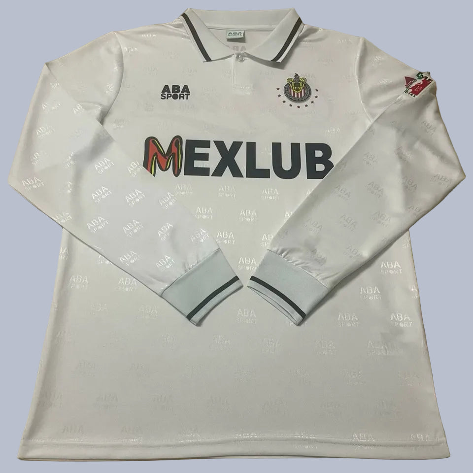 Chivas (Guadalajara) 94-95 visitante manga larga - Calidad premium